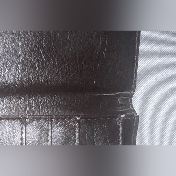 Coach Signature Brown and Tan Wallet - Picture 10 of 11